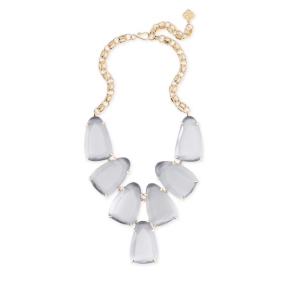Kendra Scott Harlow Statement Necklace— Slate